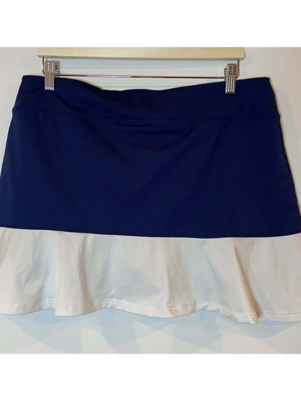 Vineyard Vines Performance Skirt Skort Preppy Navy Blue White Large L